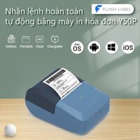 Flashlabel Máy in mini cầm tay nhãn Y50P Máy in nhãn dán để in địa chỉ, hình ảnh và mã vạch