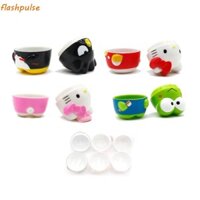 Flashpulse 4 Cái / bộ Hộp Răng Cho Bé Mèo Kitty, Hộp Bảo Quản Răng Sữa Keroppi Tưởng Niệm Trẻ Em, Phim Hoạt Hình Mini Sáng Tạo Ngộ nghĩnh Thu Thập Răng Hộp Dây rốn Bé Trai Cô Gái