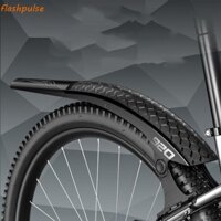 Flashpulse Xe Đạp Phía Trước Phía Sau Chắn Bùn, Bánh Trước / Sau Nhẹ Xe Đạp Vỏ Cứng Chắn Bùn, Thay Thế Nhựa PVC Đen MTB Bicyele Fender Phụ Kiện Xe Đạp