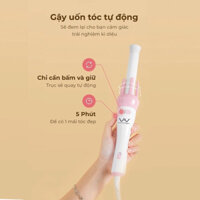 Flashsale thần tóc_Máy uốn tóc tự động xoay 360 độ VIVID & VOGUE VAV022B trục size 28mm, Máy uốn chính hãng VividVogue