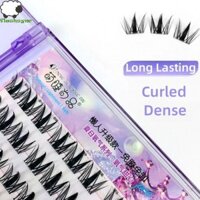Flashsync Lông mi giả tự dính, Lông mi giả không có keo uốn cong ngọt ngào, Dụng cụ làm đẹp Mắt truyện tranh DIY Cụm mềm Lông mi giả Trang điểm