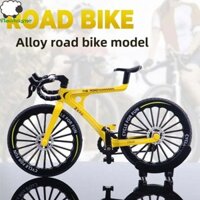 Flashsync Mô hình xe đạp Mini, Đồ chơi xe đạp leo núi trang trí tỷ lệ 1: 8, Trang trí nhà cửa Đua xe kim loại Mô phỏng thu nhỏ Đường BMX Bộ sưu tập mô hình xe đạp