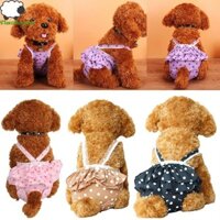 Flashsync Quần Kinh Nguyệt Thú Cưng, Váy Chấm Chó Nữ Thoáng Khí Có Thể Giặt Được, Miếng Lót Chó Pee Chống Rò Rỉ Quần Sinh Lý Cho Chó Có Thể Tái Sử Dụng Đồ Dùng Cho Thú Cưng