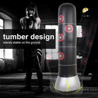 Flasidu 1.5m Bơm Hơi Đấm Bốc Kick Huấn Luyện Tumbler Tập Gym Thể Dục Mục Tiêu Tấn Công Túi Cát