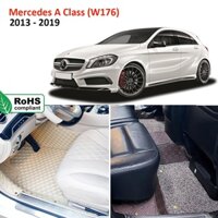 [FLASLE] Thảm lót sàn 6D CAO CẤP Mercedes A Class (W176) 2013-2019 5 chỗ chuẩn Form mẫu, cách âm, chống nước hiệu quả