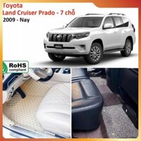 [FLASLE] Thảm lót sàn 6D CAO CẤP Toyota Land Cruiser Prado 2009-nay 7 chỗ chuẩn Form mẫu, cách âm, chống nước hiệu quả