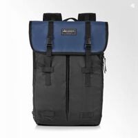 Flat Backpack 15.6" Black/Navy