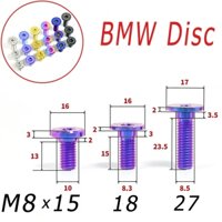 Flawlessti M8x15-27 Gr5 Ttium Bu Lông Đĩa Phanh Cho Xe BMW S1000RR S1000R C400GT