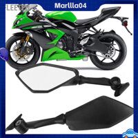 FlEETER Cặp Gương Chiếu Hậu Xe Máy Gấp Đen Thay Thế Cho Ninja 300 250 ZX6R 636 300R EX300 ABS 2011‑2018