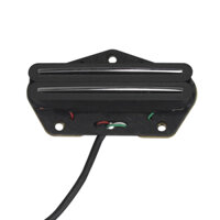 Fleor 1 Chiếc Alnico 5 TL Hot Dual Rails Pickup Humbucker Guitar Cầu Bán Đàn Guitar Đen Phần