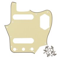 Fleor 1 Chiếc Đàn Guitar Jaguar Pickguard 10 Lỗ Có Ốc Vít Cho Phong Cách Jaguar Đàn Guitar Điện Phần
