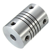 Flexible Shaft Coupling OD18mmx25mm CNC Stepper Motor Coupler Connector 6.35 To 8mm