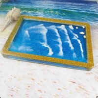 Flgo Flat Khay Trái Cây Hình Nhựa-Molds Silicone-Molds Cho Nhựa Dính Đúc DIY Khuôn Cho Khay Trái Cây Hình Đồ Chơi Làm