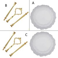 Flgo Khuôn Khay Không Đều Có Cạnh Đèn Nắng Tròn Khay Trái Cây Silicon Epoxy Đúc