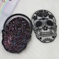 Flgo Nhựa Khay Khuôn DIY Epoxy Pha Lê Halloween Đầu Lâu Hộp Bảo Quản Khuôn Nhựa Silicon Khuôn Cho DIY Thủ Công Trang Sức Storag