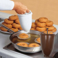 FLH Hướng Dẫn Sử Dụng Máy Làm Bánh Donut Bằng Nhựa Máy Làm Bánh Quế Dụng Cụ Tự Làm Bánh (18Cm X 10Cm X 10Cm)