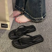 Flip-flop Nữ Mùa Hè Mặc Ngoài Thời Trang 2025 Phong Cách Mới Flat Flip-Flops Influencer Sandals Giày Đi Biển Dép 2.18