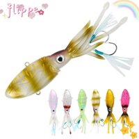 Flippe Phát Sáng Mực Váy Dụ, Dạ Quang Bạch Tuộc Váy Câu Cá Váy Mực, Mồi Câu Cá Cao Su Mềm Dạ Quang Bạch Tuộc Trolling Mồi Câu Cá Biển