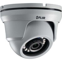 FLIR C243EW2 Outdoor HD-CVI Eyeball Dome Camera with 2.8mm Fixed Lens MPX Multi-Format Technology, White, Black
