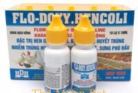 FLO-DOXY.HENCOLI [10 lọ x 10ml] Gà đá hen khẹt, viêm phổi, khò khè