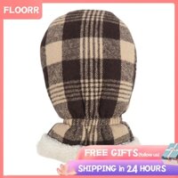 Floorr Warm Gloves Injury Hand Warmers Thickened Lining Long Lasting Insulation Plaid Cloth for Elderly