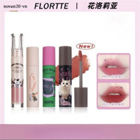 Flortte Lip Glaze Meilia Series Cat Milk Cake Lip Cream Lip Mud Matte Glitter Lip Glaze