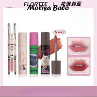 Flortte Lip Glaze Meilia Series Cat Milk Cake Lip Cream Lip Mud Matte Glitter Lip Glaze