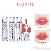 Flortte Lip Paint Good Beauty Water Light Lipstick Không vết bẩn trên cốc Gương sơn mài môi