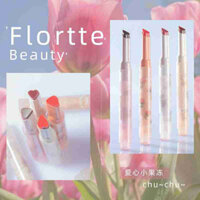 Flortte Lipstick First Kiss Lip tint Love Jelly Lipstick Pen Lip Balm Mirror Water Light Lip Glaze Dưỡng ẩm
