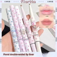 Flortte Lớp lót môi hai đầu ✷ ❈ ❈ ❈ ❈ ❈ ❈ ❈ Lip Pencil Nude Matte Lipstick Son môi chống thấm nước Lulia Lip Glaze Trang điểm môi nữ mới