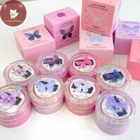 [FLORTTE] Phấn Má Hồng Dạng Kem Xốp FLORTTE Kèm bông mút tán mềm mịn, Blink Blink Butterfly Airy Cream