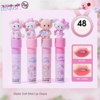 Flortte Sữa Bánh Son Kem Mềm Mại Focus Lip Bùn Lip Glaze Son Bóng Son Môi Chống Thấm Nước Chống Mồ Hôi Màu Sắc Tự Nhiên Trang Điểm Khuôn Mặt qusl