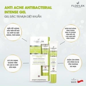 Floslek anti acne antibacterial intense gel - 200ml