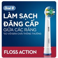 FlossAction- Set 2,3,4,5,6 đầu bàn chải điện oral b FlossAction chính hãng