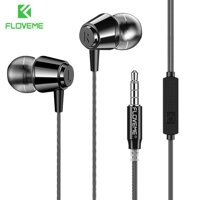 Floveme Trong-Tai Nghe Chụp Tai Cho iPhone Hifi Stereo Có Dây Tai Nghe Nhét Tai Xiaomi Tai Nghe Nhét Tai Cho Máy Tính Bass 3.5 Mm 1.2M Có Micro LazadaMall