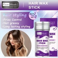 Flow Week Sáp vuốt tóc hình dạng Xác định các sợi tóc Tames với kiểu dáng dễ dàng chính xác để có vẻ ngoài bóng mượt