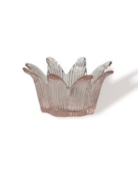 Flower Candle Glass - Chén Nến Hoa  Hồng W22