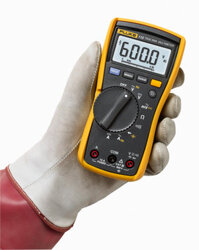 Fluke 115 Digital Multimeter AC/DC Voltage to 600V 10A,Measures Resistance,Continuity,Frequency,Capacitance,Holster and