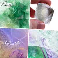 Fluorite Rainbow Thô Tự Nhiên I Ảnh Thật I Phu Thuy Choi Da