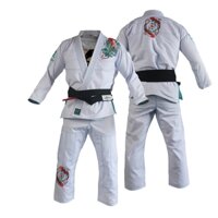FLUORY BJJ Gi (Cá Koi) - BJJF20 - Trắng
