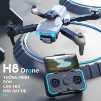 ⚡Flycam 4k DRONE H8 flaycam Máy ảnh DRONE Quadcopter Định vị 4K ống kính kép Tự động lấy nét bao gồm điều khiển từ xa🔥