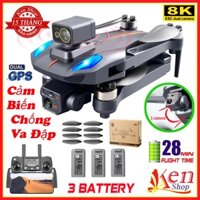 Flycam Camera 4K K911 Max GPS, Cảm Biến Tránh Vật Cản, Thời Gian Bay 25 Phút, Tầm Xa 1200m, Không Chổi Than, GPS, EIS