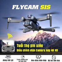 Flycam Camera 4K S1S Pro Max Cảm Biến Chống Va Chạm, Không Chổi Than, Bay 30 Phút, Xa 1500m，tự quay về hoàng  tô flycam