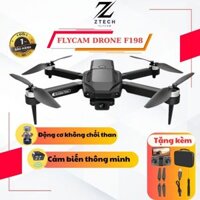 Flycam, Drone mini F198 Pro động cơ không chổi than cao cấp Pin 1800mAh Camera HD