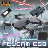 🌟Flycam E58🌟Camera WIFI FPV 4K HD, Tích Hợp Giữ Độ Cao, Chế Độ Không Đầu RC RTF Drone | Góc quay rộng | Cảm biến va chạm