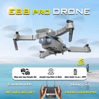 Flycam E88pro 4K độ phân giải cao camera kép trên không máy bay  điều khiển từ xa hiệu truyền 5G WIFI