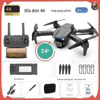 Flycam E99pro 4K Drone HD Flaycam Camera tiêu điểm tự động Kép Có Định Vị 4K WiFi  DRONE với điều khiển từ xa🔥