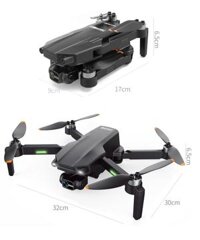 Flycam giá rẻ quay đẹp gymbal 3 trục 4k GPS bay 500m M218