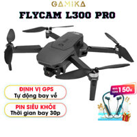 Flycam L300 PRO, có GPS, máy bay điều khiển từ xa có gimbal chống rung, chụp ảnh chất lượng 1080p, thời lượng pin lâu