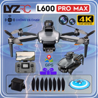 Flycam L600 Pro Max Máy Bay Điều Khiển Từ Xa Camera 4K Định Vị GPS Động Cơ Không Chổi Than Bay 28p